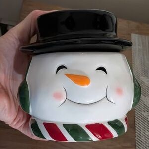 HTF DW Candles Goodies Snow Day Scented Snowman Candle!